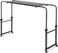 Produktbild: ELONEO Über-Betttisch auf Rollen höhenverstellbar / breitenverstellbar, Overbed Table, Mobiler Schreibtisch, Pflegetisch, Laptoptisch, Bettbeistelltisch, Breite 119-190 cm & Höhe 78-120 cm