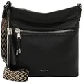 Produktbild: Tamaris Damen Crossover Bag/ Schultertasche/ Umhängetasche CARISSA Schwarz Kunstleder- - Schwarz