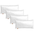 Produktbild: sleepling Kopfkissen 40x80 cm 4er Set, Allergiker Kissen, waschbar, Made in EU, Ökotex, langes Schlafkissen 40 x 80, Bettkissen, Pillow, 4 Stück, Komfort 100