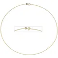 Produktbild: JOBO Halsreif 925 Sterling Silber gold vergoldet 1,1 mm 42 cm Kette Halskette