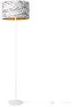 Produktbild: Paco Home Stehlampe Kraft 525, ohne Leuchtmittel, Wohnzimmer Schlafzimmer E27 Marmor Stein Design Grau Weiß
