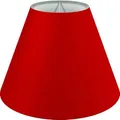 Produktbild: Wogati® Premium Lampenschirm E14/E27 Baumwolle | verschiedene Größen & Farben | Farbe: Rot/Größe: M | Lampenschirm Stehlampe + Lampenschirm Hängelampe + Lampenschirm für Tischlampe