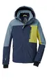 Produktbild: killtec Jungen Skijacke/Funktionsjacke mit Kapuze und Schneefang KSW 200 BYS SKI JCKT, nachtblau/rauchblau/dunkellime, 140, 43466-000