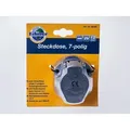 Produktbild: Filmer 36668 Steckdose 7 polig aus Metall