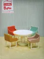 Produktbild: Lundby 60.3067 Smaland Basic Esszimmer Set - Tisch Stuhl Puppenhaus 1:18