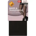 Produktbild: Nur Die Feinstrumpfhose Warm & Transparent schwarz 40-44