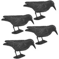 Produktbild: 4x WELLGRO® Vogelschreck Krähe Rabe Vogelscheuche Taubenschreck Taubenabwehr NEU