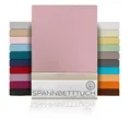 Produktbild: Beautex Spannbettlaken Spannbetttuch Bettlaken aus gekämmter Baumwolle Premium Jersey 160g/m², Jersey, Gummizug: rundum, (1 Stück)