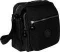 Produktbild: BAG STREET Umhängetasche Bag Street Damenhandtasche Umhängetasche (Umhängetasche), Damen, Jugend Umhängetasche Nylon, schwarz ca. 20cm x ca. 22cm
