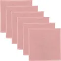 Produktbild: Erwin Müller Reinigungstuch, Putztuch, Putzlappen, Spültuch 6er-Pack altrosé Größe 25x25 cm - 100% Baumwolle, zum Spülen oder Staubwischen, robust und langlebig, mit Frottierseite