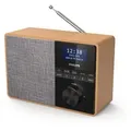 Produktbild: Philips TAR5505/10 Radio Tragbar Digital Schwarz, Grau, Holz