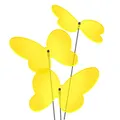 Produktbild: SUNPLAY Sonnenfänger Schmetterlinge Marie in GELB, 3 Stück zu je 10 cm Durchmesser im Set + 35 cm Schwingstäbe