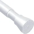 Produktbild: Gardinenstange Spannstange verstellbar ohne Bohren 70-120cm Weiß Duschstange