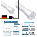 Produktbild: Gardinenstange ohne Bohren 70-120cm Teleskopstange Vorhang Ver