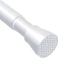 Produktbild: Gardinenstange ohne Bohren, ausziehbar, 70-120cm, weiß, Spannstange, Duschvor...