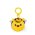 Produktbild: Legami - Schlüsselanhänger Super Soft! Bee Motiv, Plüsch-Schlüsselanhänger, Anhänger mit eingravierter Botschaft und Karabinerhaken aus Zink, 7x11 cm