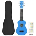 Produktbild: Sopran-Ukulele-Set mit Tasche für Kinder Babyblau 21