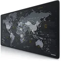 Produktbild: TITANWOLF - XXL Speed Gaming Mauspad Titanwolf Weltkarte 900 x 400mm - XXL Mousepad - Tischunterlage Large Size - verbessert Präzision und Geschwindigkeit