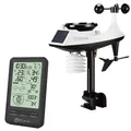 Produktbild: Miraval Miraval Profi Funk-Wetterstation mit Wetterhahn Hygrometer Windgeschwindigkeit Temperatur