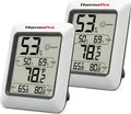 Produktbild: ThermoPro TP50 2 Stück Hygrometer Digital Thermometer Raumklima Anzeige Innen