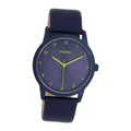 Produktbild: Oozoo Damen Armbanduhr Timepieces Analog Leder blau UOC11174