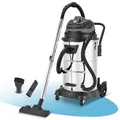 Produktbild: STAHLWERK Nass- und Trockensauger VCL-1400 ST – 1400 W Industriesauger mit 60 L Metallbehälter, Blasfunktion, Staubschüttelfunktion und Sicherheitsabschaltung, starker Werkstattsauger mit Zubehör