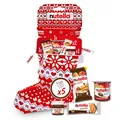 Produktbild: nutella Winterstiefel 2025 - ein festlich dekorierter Stiefel mit beliebten Nutella-Snacks - Geschenk zu Weihnachten, Nikolausgeschenk - Weihnachtsdeko & Adventsgeschenk für Familie & Freunde - 209 g
