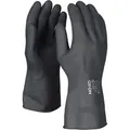 Produktbild: Chemikalienschutzhandschuhe Comfort 6300, schwarz Größe (9/L), 1 Paar - Ox-on