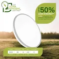 Produktbild: Briloner Lana A LED Deckenlampe, mit EEKA Lichtquelle*, Indirektes Licht, tralweißes Licht, Chrom-Matt, Ø33 x 6 cm