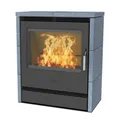 Produktbild: Fireplace Rönky Kaminofen Dauerbrandofen 10 kW Speckstein Stahl Schwarz R2541