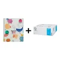 Produktbild: Papernet Aktionsset KIDS Spender Bunte Tiere + Papierhandtücher 421810+416642 , Spendermaße (B x H x T): 30 x 33,6 x 14,5 cm, weiß, bunt