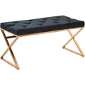 Produktbild: WOHNLING Sitzbank WL6.617 schwarz Stoff 90,0 cm