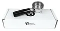Produktbild: Siebträger für LA PAVONI 49 mm Handhebel Espressomaschinen Europiccola Professional Stradivari usw - 2 Ausläufe - 14 g Sieb - 2 Tassen