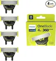 Produktbild: Philips OneBlade 360-Klingen 4x 360-Ersatzklingen, Trimmen & Rasieren (QP440/50)