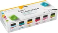 Produktbild: KREUL 79601 - Acryl Glanzfarben, Set Color Living, 6 x 20 ml Farbe und ein Pinse