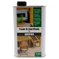 Produktbild: Wepos Teak & Hartholzöl 1 Liter Klar Pflege-Öl Holz (9,99€/1l)