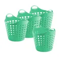 Produktbild: Kreher Wäschekorb Flexi Korb 35 Liter mit Loch (Farbe/Set wählbar) (4 St)