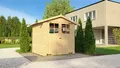 Produktbild: weka Gartenhaus Nr. 316, Größe 2, BxT: 240x217 cm, inklusive Fussboden