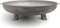 Produktbild: MOODZ Feuerschale 100 cm - Feuerschalen für den Garten - Feuerstelle Outdoor & Feuertonne - Feuerschale mit opt. Grillrost aus hochwertigem Edelstahl - Feuerkorb für den Garten - 100x100x24 cm