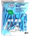 Produktbild: TePe Interdentalbürsten TePe Angle Interdentalbürsten blau 0,6 mm Multipack 25 Stück im Beutel