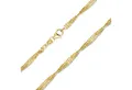 Produktbild: Materia Goldkette Damen 8K Singapurkette Gold 3mm K117, 333 Gelbgold, Hochglanz
