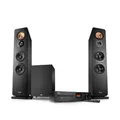 Produktbild: Teufel Ultima 40 Kombo 3 Power Edition - HiFi 2.1 Stereo System mit Mächtiger Subwoofer und CD Receiver, WLAN, LAN, DAB+-FM Radio, USB-C, HDMI ARC CEC, Umfangreiche Anschlussmöglichkeiten (Schwarz)