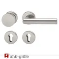 Produktbild: Hoppe Türdrücker Amsterdam WE Rosette Edelstahl matt F69 Türgriff Türbeschlag