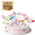Produktbild: Glitzern Regenbogen | Einhorn Kuchen Topper | Bunte Luftballon Deko