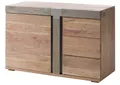Produktbild: Massivmoebel24 Sideboard (Massivholz), Sideboard Akazie 115x45x75 beige lackiert Amsterdam #109