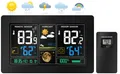 Produktbild: echos Eco-450 Funkwetterstation (mit Funk-Außensensor, Wettervorhersage,Farbdisplay,Funk-Außensensor mit LCD-Display)