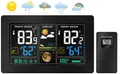 Produktbild: Wetterstation Funkwetterstation Digitales Thermometer Wettervohersage Kalender