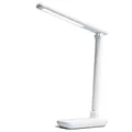 Produktbild: EINLICHT LED Schreibtischlampe | PULT | touch dimmbare Schreibtischleuchte kabellos 400 Lumen, Akku Leselampe einstellbar schwenkbare Nachttischlampe neutralweiß 4000K 34cm hoch, USB-C laden, weiß