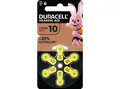 Produktbild: 8 Packungen DURACELL DU EASY TAB 10 (PR70) Hörgerätebatterie, Zink-Luft
