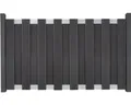 Produktbild: Vorgartenzaun GroJa Merano vormontiert ohne Pfosten Rahmen Aluminium 180 x 90 cm
